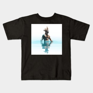 Inca in water Kids T-Shirt